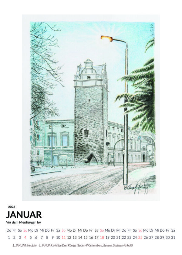Kalender 2026 "Bernburg (Saale) - Bilder einer Stadt" – Bild 3