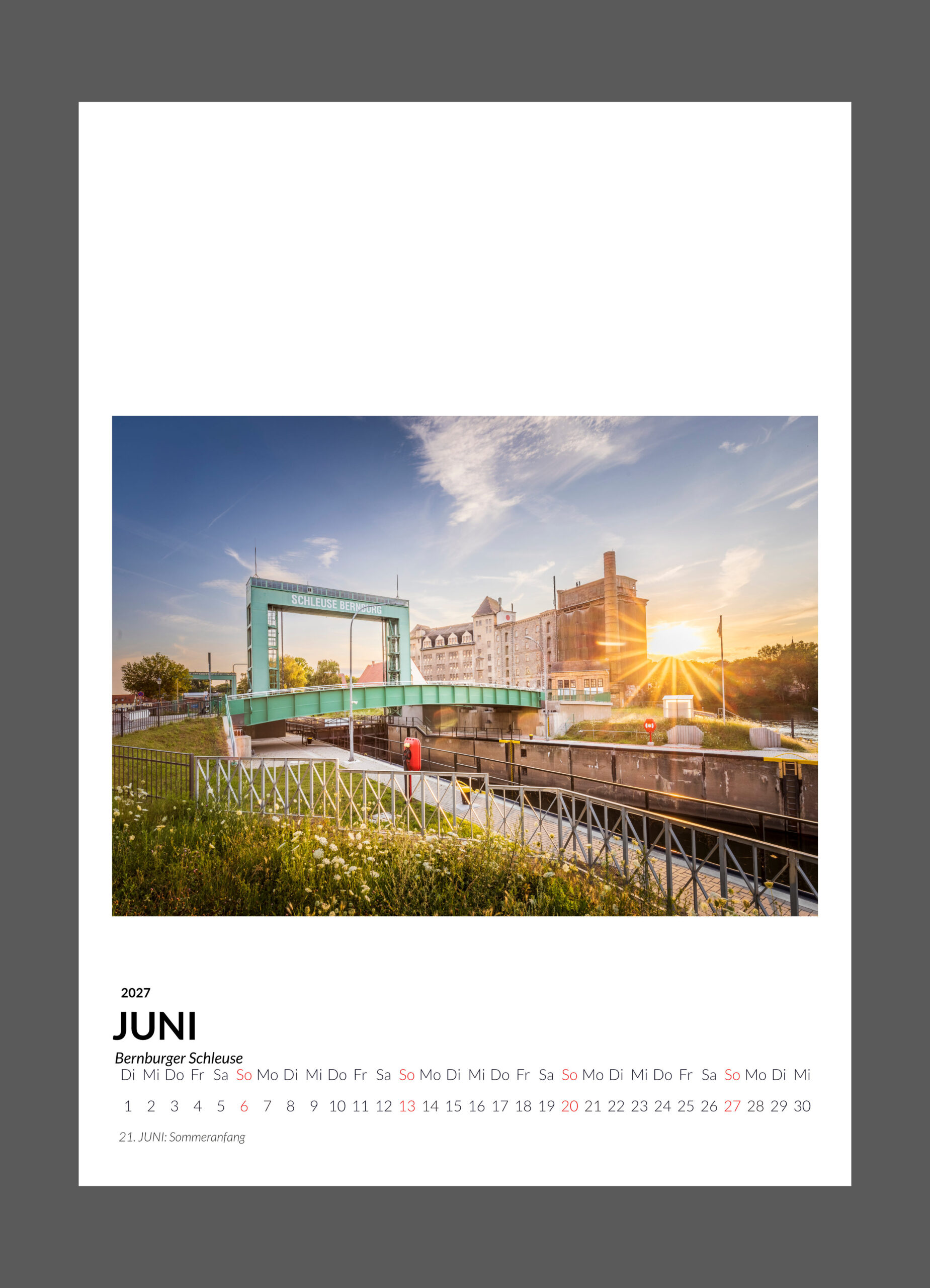 Charity-Aktion: Kalender "Bernburg (Saale) - Bilder einer Stadt" 2027 – Bild 3