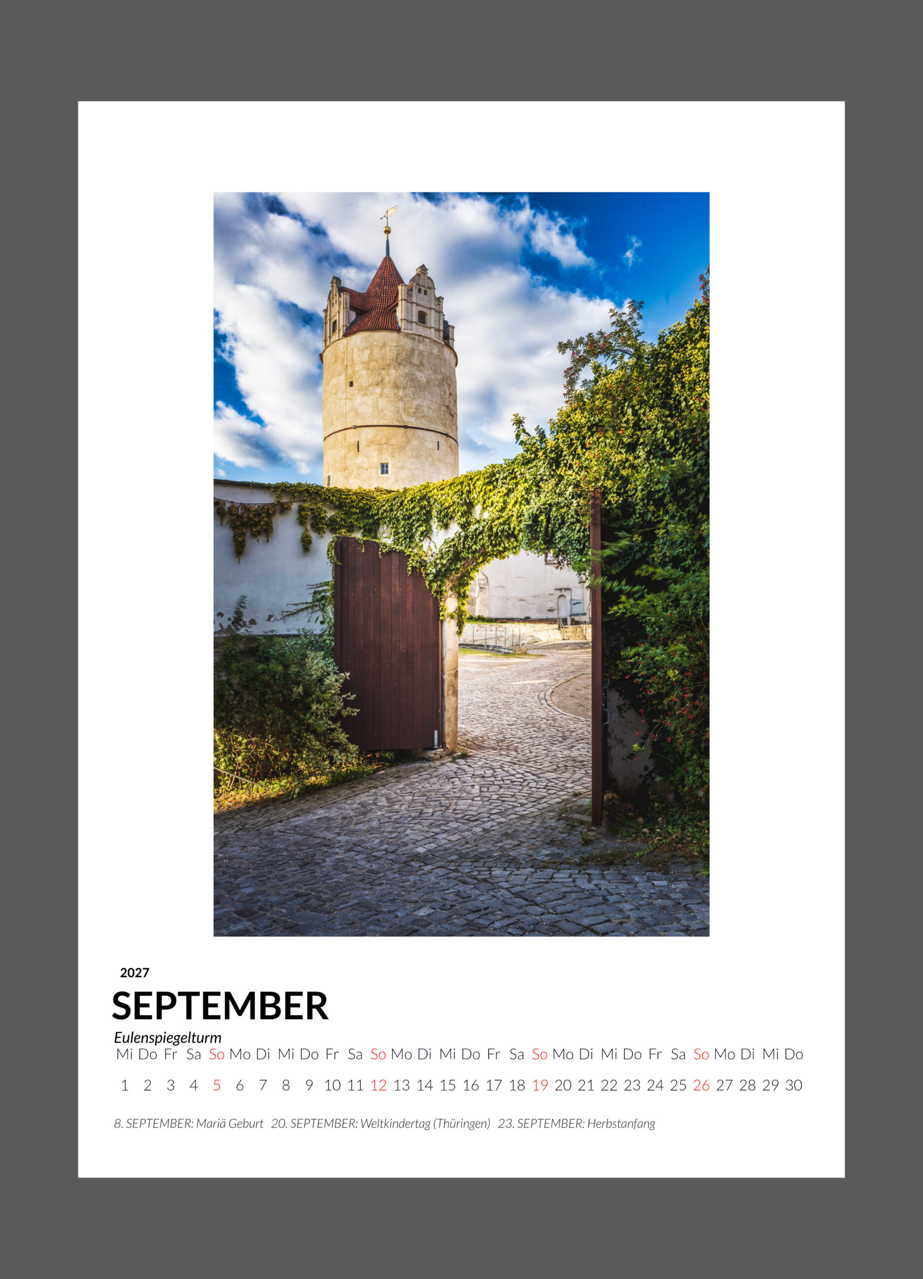Charity-Aktion: Kalender "Bernburg (Saale) - Bilder einer Stadt" 2027 – Bild 4