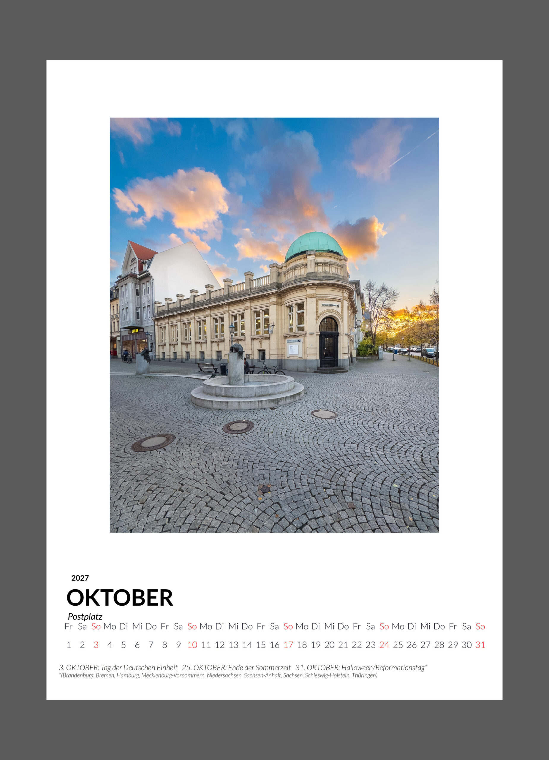 Charity-Aktion: Kalender "Bernburg (Saale) - Bilder einer Stadt" 2027 – Bild 5