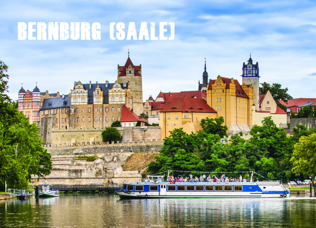 Postkarte Bernburg (Saale) | Motiv 31 Schloss Bernburg und Saalefee
