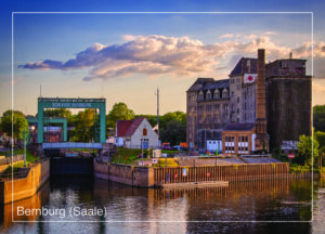 Postkarte Bernburg (Saale) | Motiv 17 Bernburger Schleuse