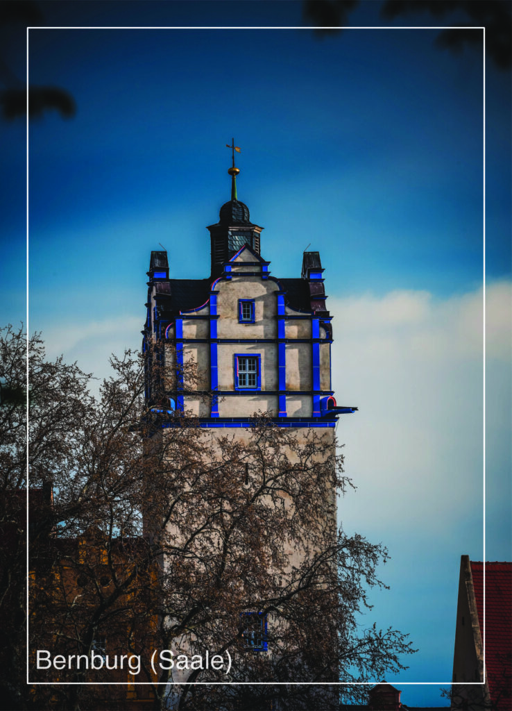 Postkarte Bernburg (Saale) | Motiv 05 Blauer Turm