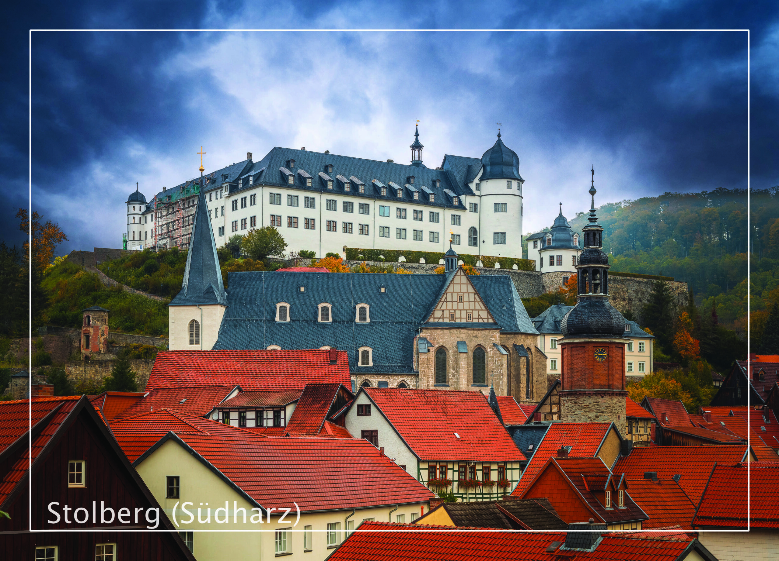 Postkarte Harz | Motiv 01 Schloss Stolberg