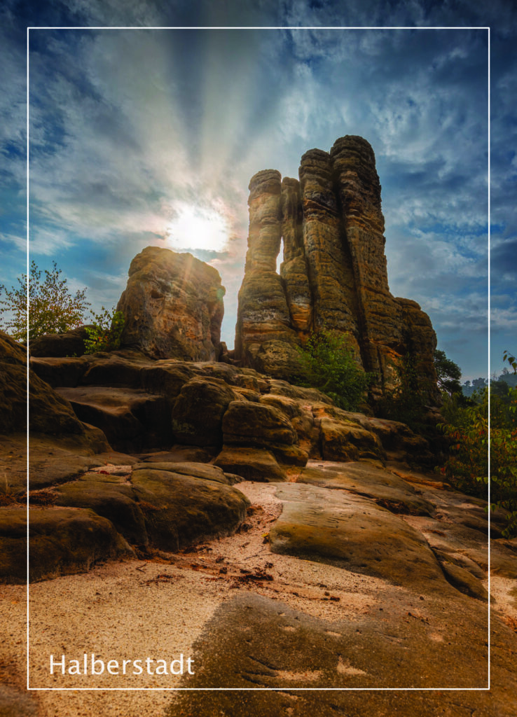 Postkarte Harz | Motiv 10 Fünffingerfelsen