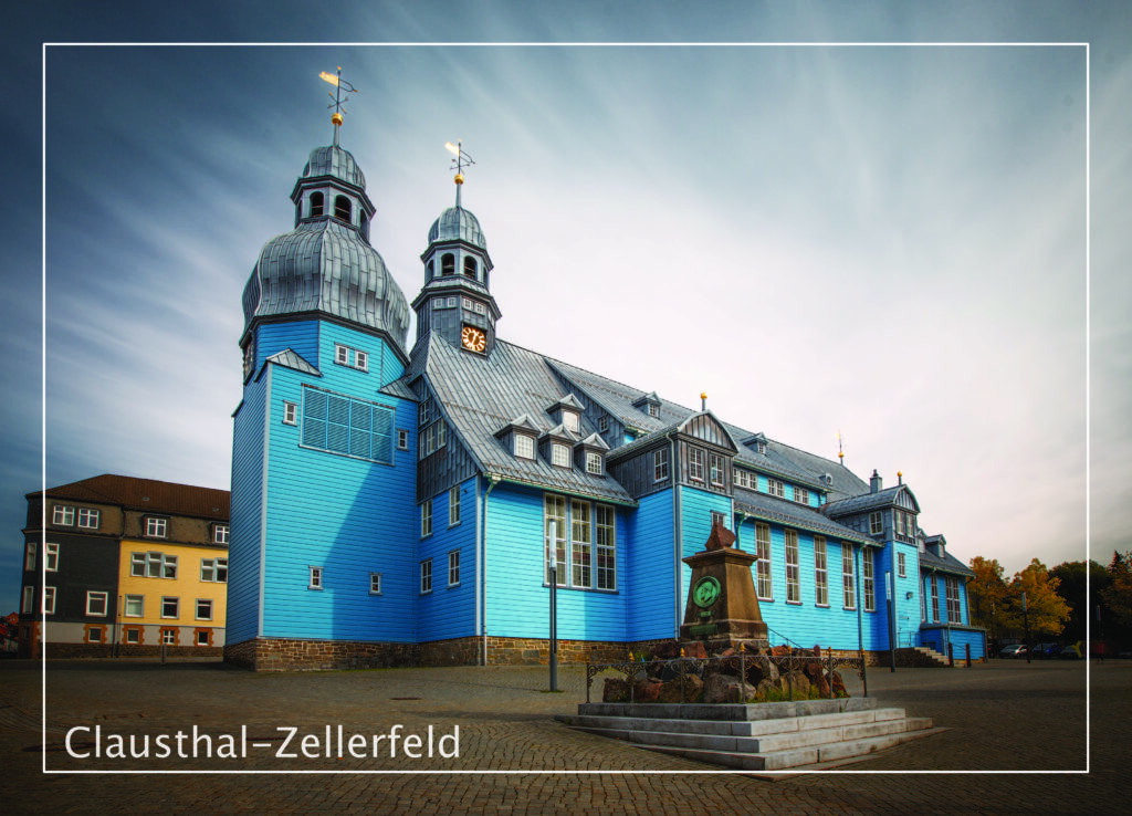 Postkarte Harz | Motiv 16 Marktkirche Clausthal