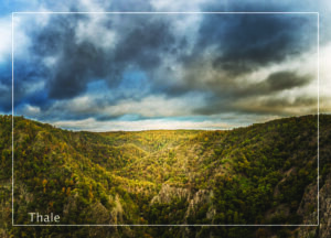 Postkarte Harz | Motiv 27 Blick in das Bodetal