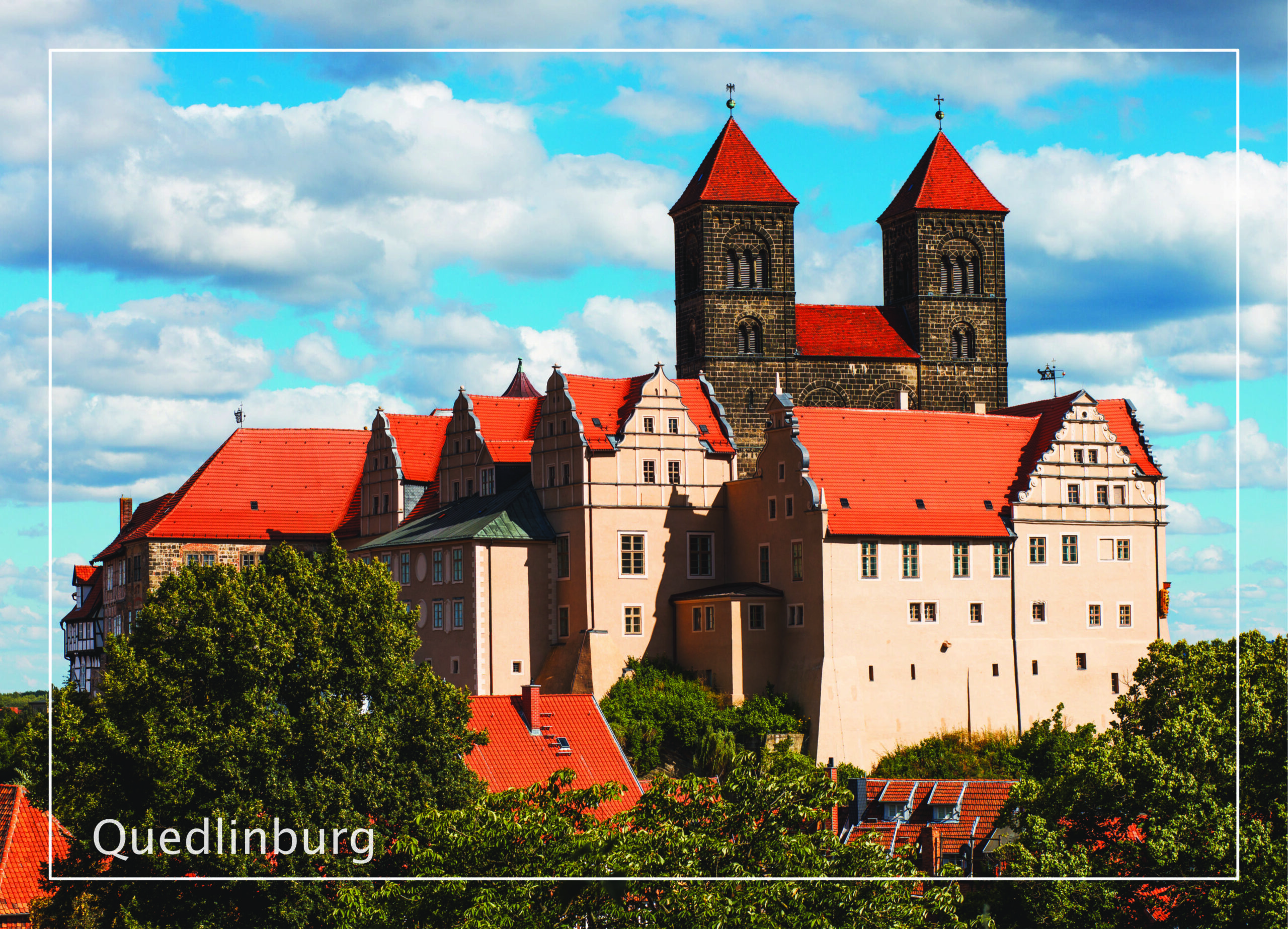 Postkarte Harz | Motiv 31 Quedlinburg