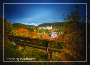Postkarte Harz | Motiv 04 Blick auf Stolberg