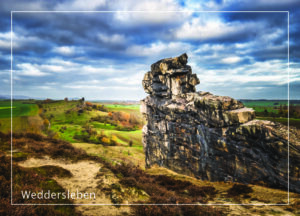 Postkarte Harz | Motiv 40 Sturm an der Teufelsmauer