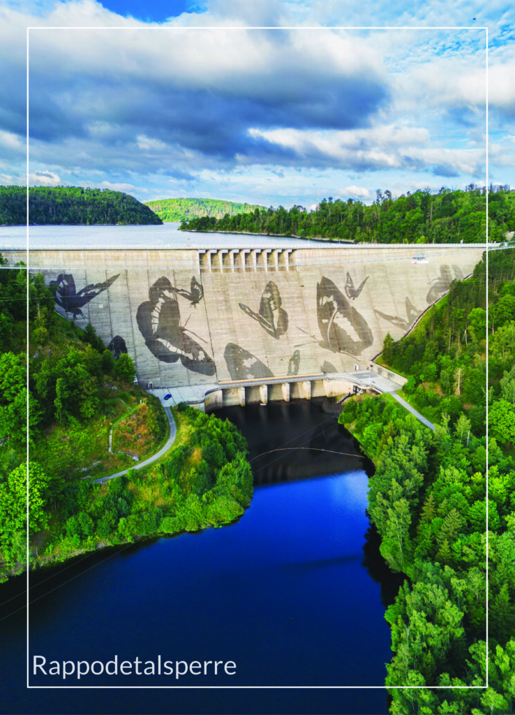 Postkarte Harz | Motiv 44 Rappbodetalsperre Graffiti