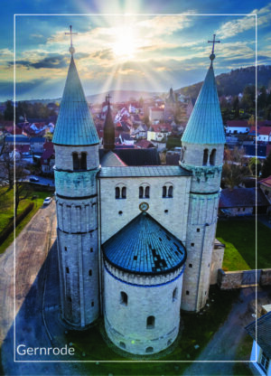 Postkarte Harz | Motiv 46 Kirche Gernrode